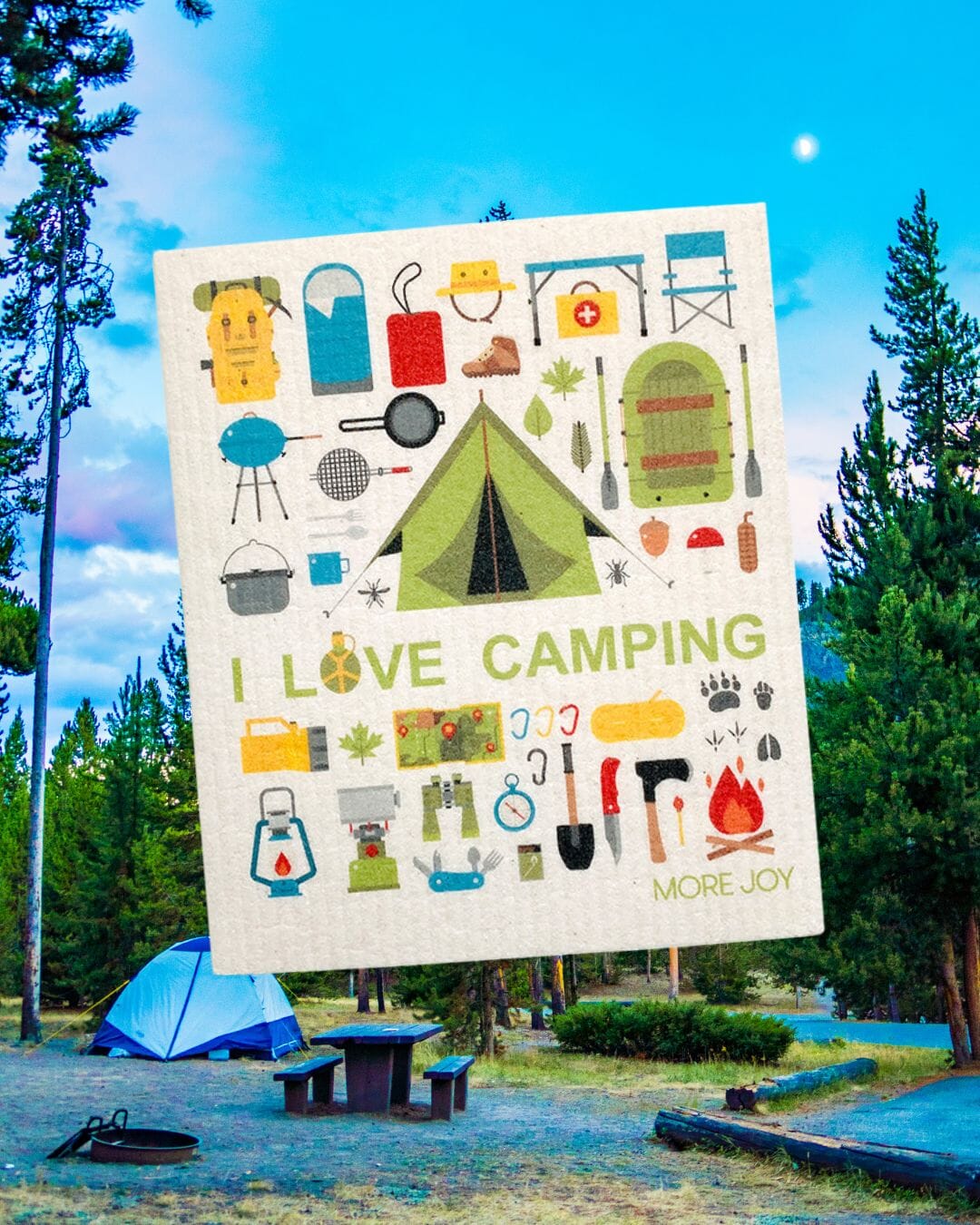 Camping Swedish Dishcloth Swedish Dishcloths SWEETGUM TEXTILES CO., LLC 