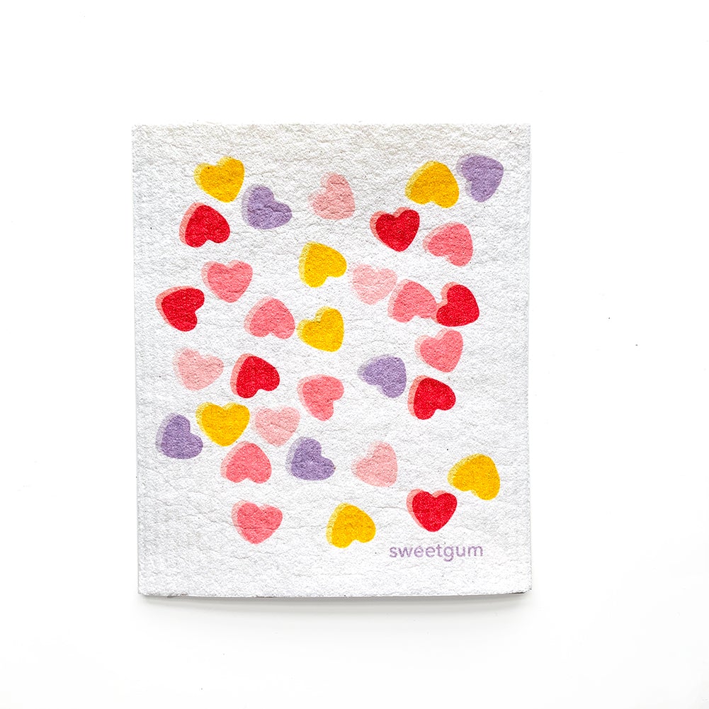Bundle of 3 Swedish Dishcloths | Mini Sweethearts Swedish Dishcloths sweetgum textiles company, LLC 