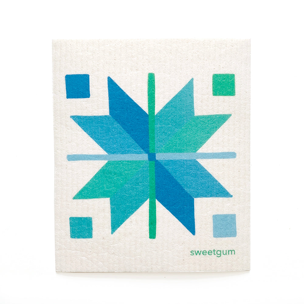 Bundle of 3 Swedish Dishcloths | Quilt Star Swedish Dishcloths sweetgum textiles company, LLC 