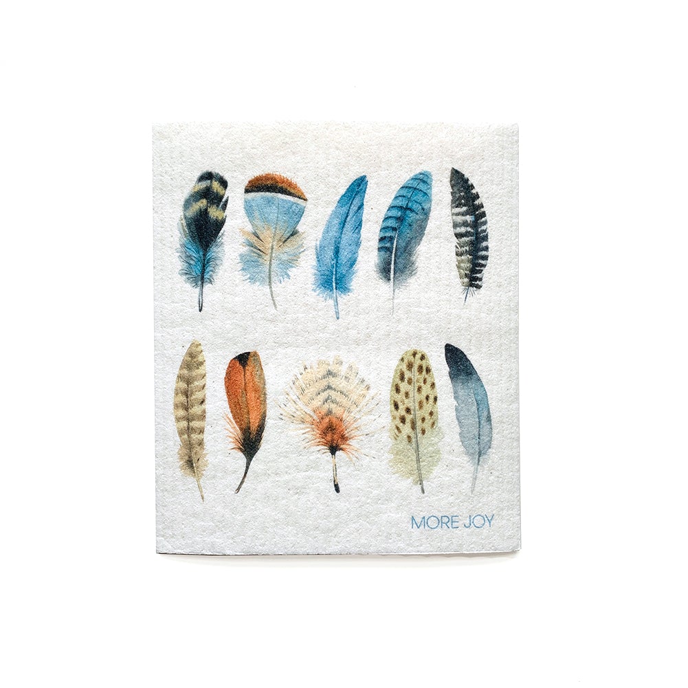 Feathers Swedish Dishcloth Swedish Dishcloths SWEETGUM TEXTILES CO., LLC 