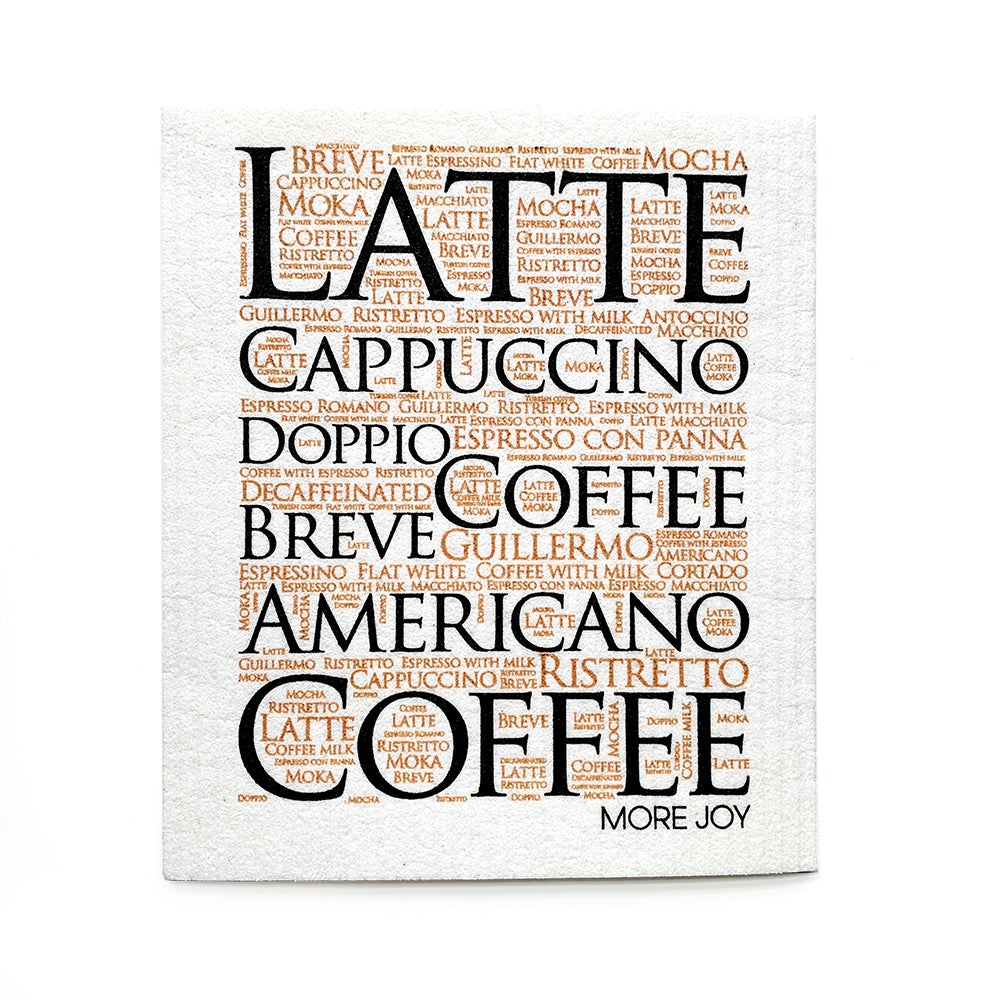 Latte Swedish Dishcloth Swedish Dishcloths SWEETGUM TEXTILES CO., LLC 